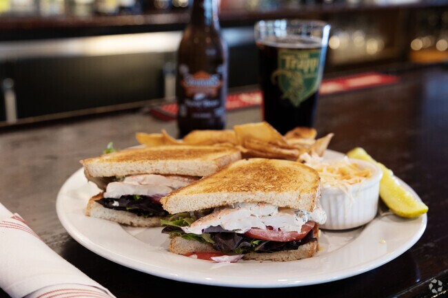 Their shrimp sammie sandwich is a popular dish in the area.