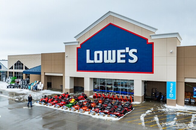 Mission Park has several home improvement stores nearby, including Lowe's.