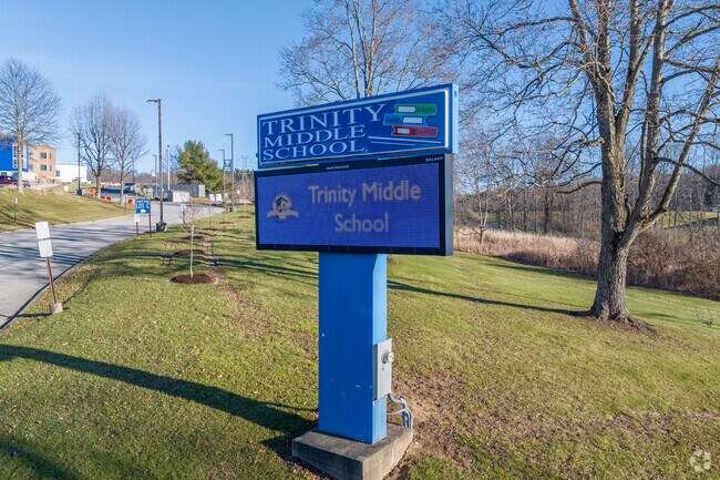 Students are taught a challenging curriculum at Trinity Middle School.