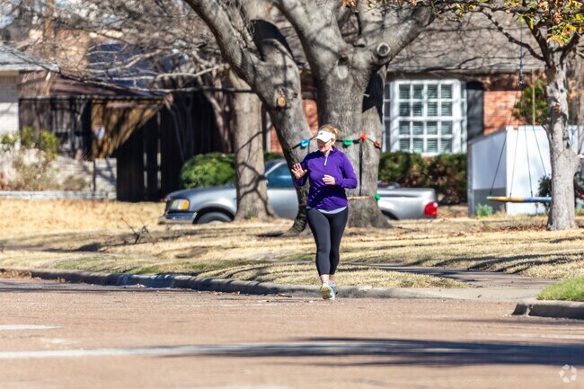 Locals in The Reservation neighborhood take time to say hello to each other.