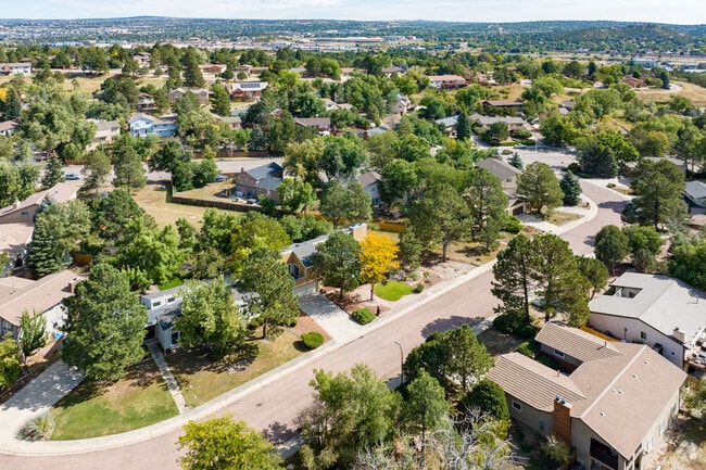 Rockrimmon neighborhood offers a variety of homes.