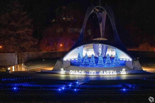 The Way of Lights display will be from 11/17-12/31 at the Shrine of Our Lady of The Snows.