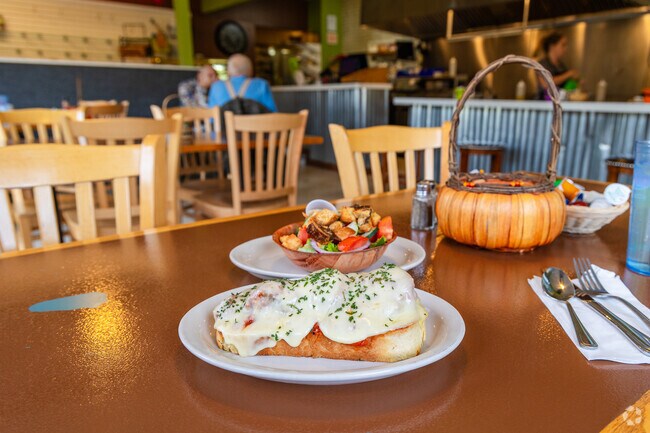 Zider Zee restaurant serves up house-made open face meatball sandwiches in Holland.
