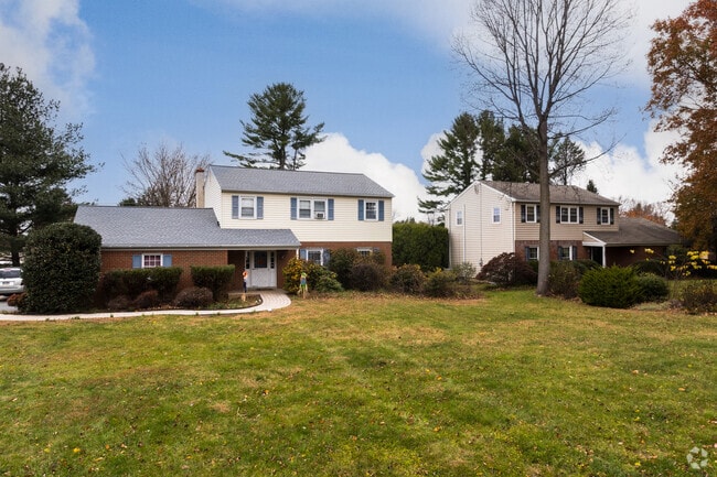 Split-level homes line the streets of Westtown.