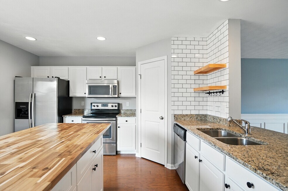 Kitchen with large pantry