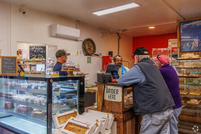 Dagmar's Specialties is a favorite stop in Cabezon for baked goods and German fare.