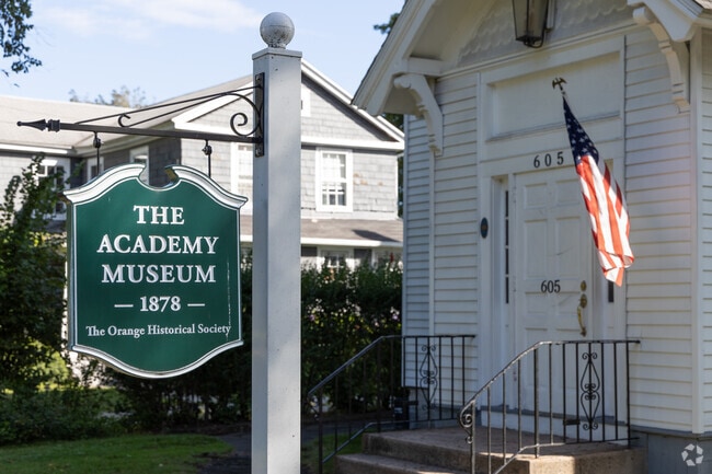 The Academy Museum contains historical documents about the town of Orange.