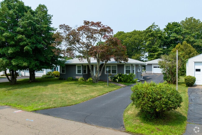 Many Branford houses feature large yards.