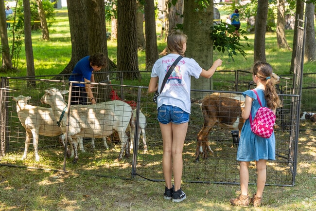 Perry Hall children can learn about animals at the petting zoo at The Town Fair.