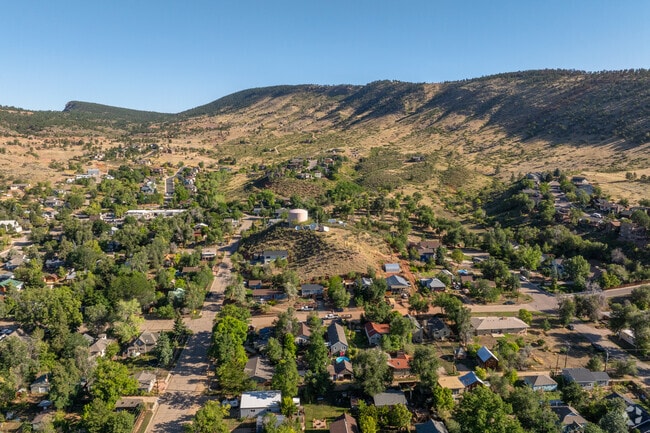 Locals and visitors alike enjoy the slower pace of life in Allenspark, Colorado.