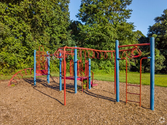 Children enjoy playing on the playground at Lake Arbor Elementary.