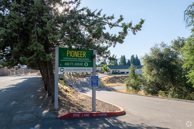 Pioneer High School is a continuation high school in Redding.