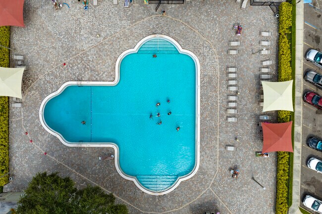 Community pools in On Top of the World have lots of activities for residents.