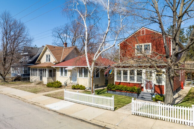 A mix of single and two story homes are scattered throughout the Corcoran neighborhood.