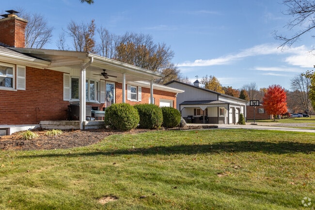 A well-established Owensville street of well-cared-for, well-built homes.