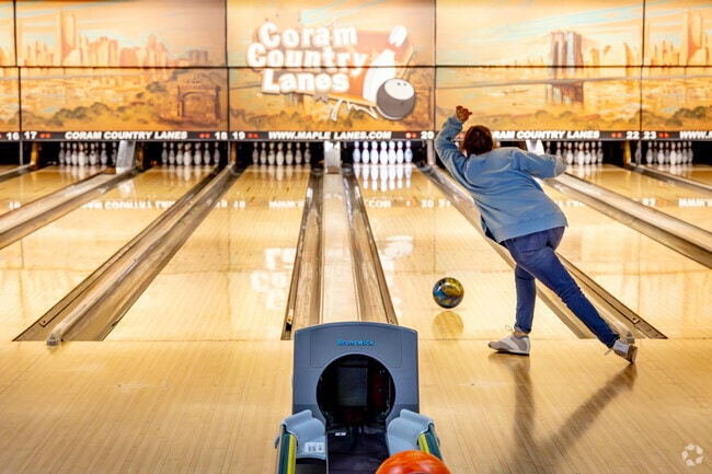 Work on your strikes at Coram Country Lanes in Selden.