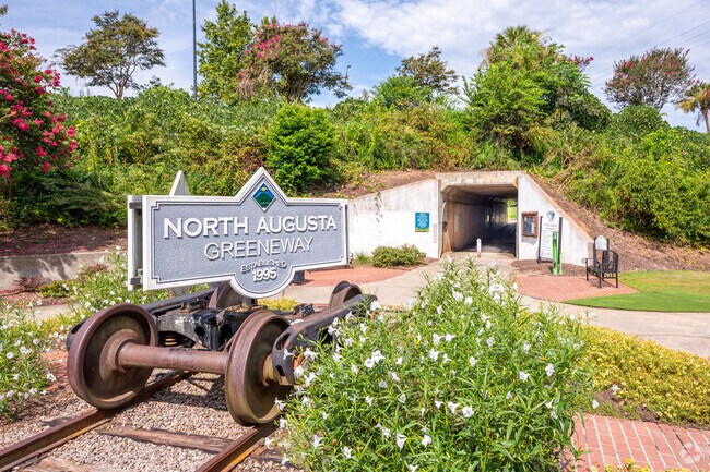 Running through Downtown North Augusta, the North Augusta Greeneway is twelve miles long.