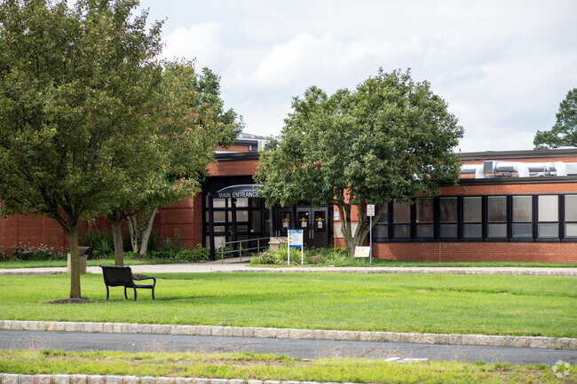 Manville High School main entrance.