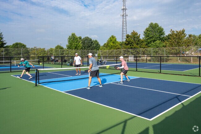 Join in on the pickleball fun and meet up at Oak Summit Park for a game with friends.