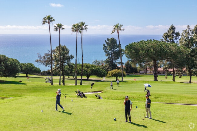 Palos Verdes Estates residents can play 18 holes Los Verdes Golf Course.