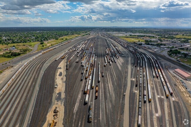 The Roseville Railyard shares a western border to the Cresthaven neighborhood.
