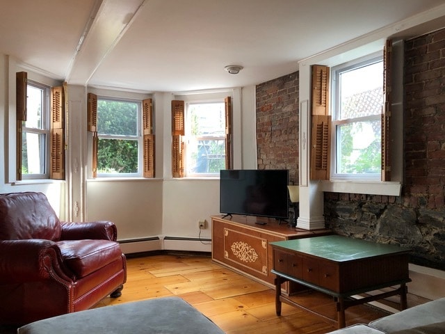 Living room includes smart TV