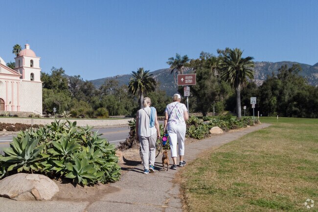 Go for a walk in the stunning neighborhood streets of Foothill in Santa Barbara, CA.