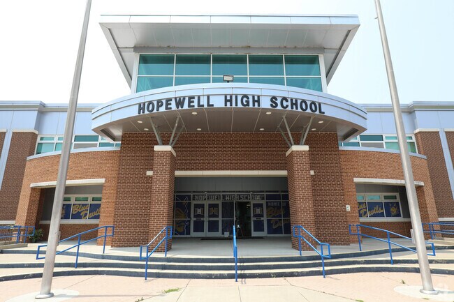 Students may attend Hopewell High School in Hopewell, Virginia.