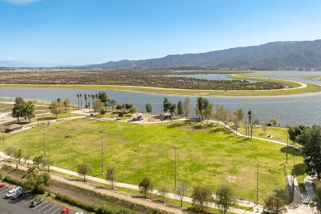 Lakepoint Park in Riverview has waterside picnic areas and sand volleyball.