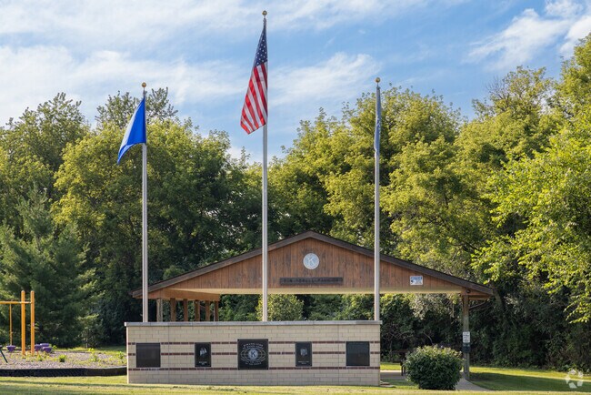 The Ron Powell Pavilion stands at the heart of Ryan Moe/Michael Young Memorial Park in Union Grove.