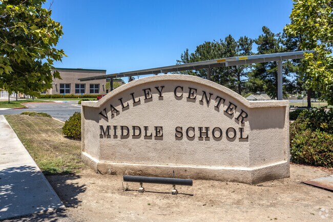 The Valley Center Middle School in Valley Center.