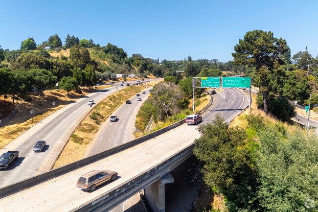 The State Route 1 is a great way to get around the Santa Cruz area.