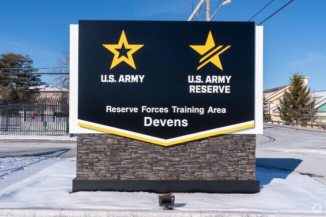 The Fort Devens Reserve Forces Training Area is a historic U.S. Army Reserve location in Ayer.