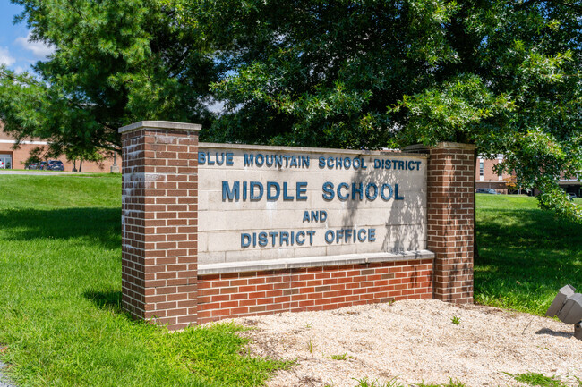 Blue Mountain Middle School is a growing campus setting the academic bar high.