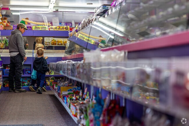 An endless amount of candy and fresh ice cream is near Franklin Township at Gene and Boots Candies.
