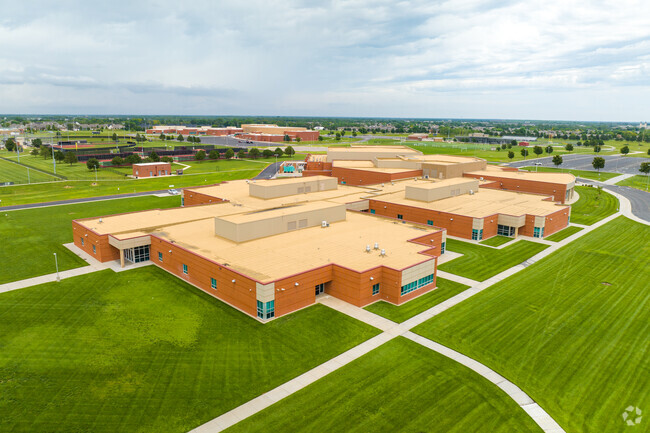 This is an aerial view of Maize South Middle School.