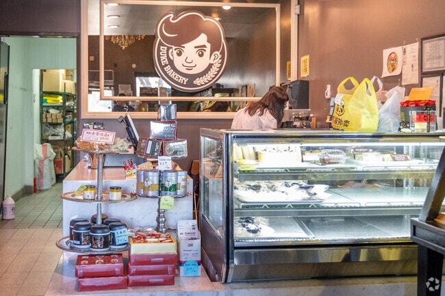 Duke Bakery in Irvine Village Center serves fresh pastries near Walnut.