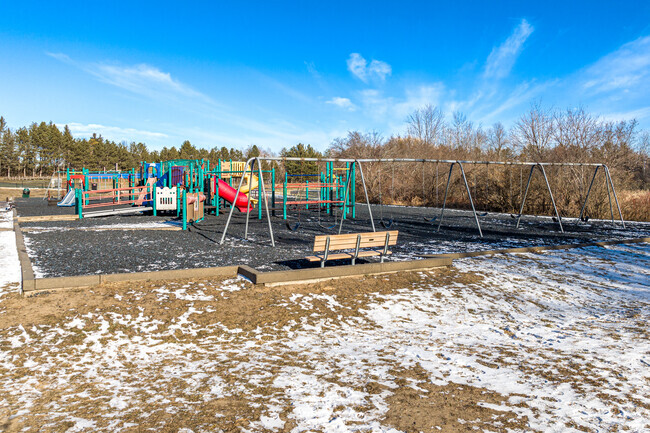 Columbus Elementary School features a large playground