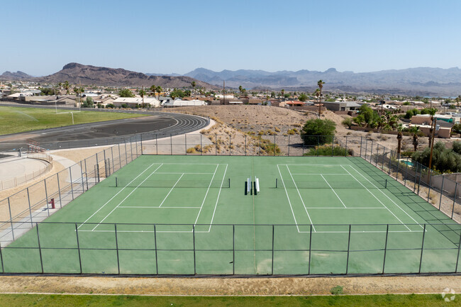 The beautiful campus of Thunderbolt Middle includes modern amenities for students.