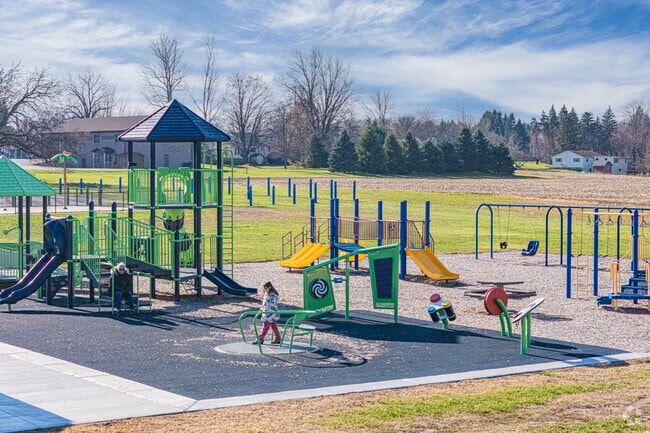 Hartland kids love the playground added to Hartland Town Park in 2025.