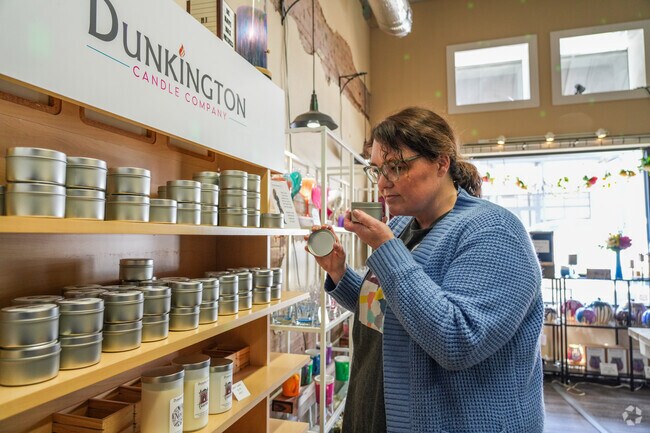 Locals in Starkville love visiting Dunkington Candle Company for their clean-burning scents and stylish packaging.