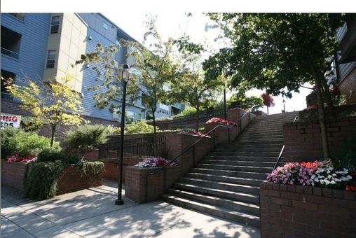Stairs to Courtyard