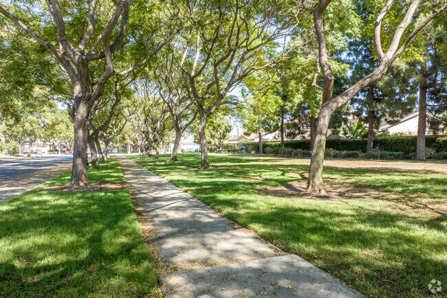 West Village features treelined streets providing the perfect amount of shade.