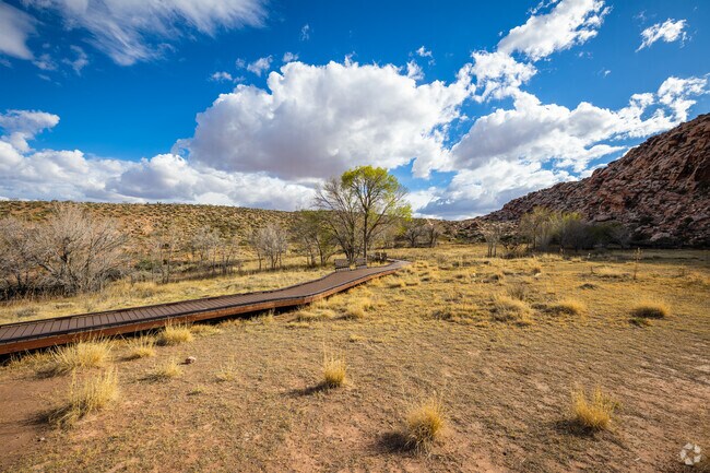 Red Rock is a few miles from Coronado Ranch, offering various hiking trails for visitors.