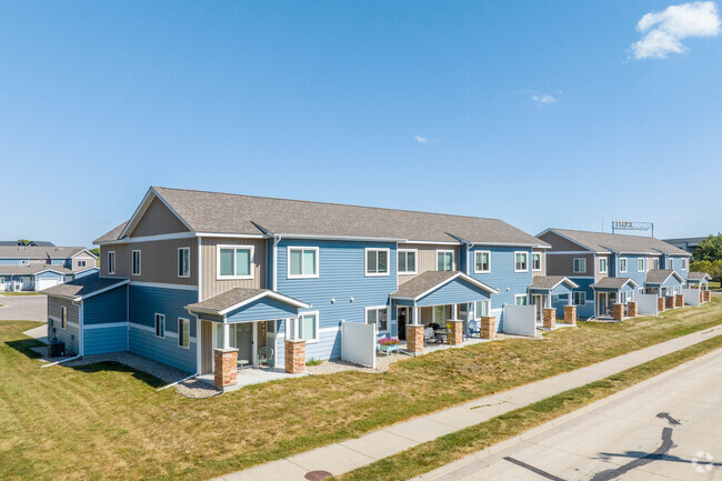 A recent townhome development in the Sibley Park neighborhood.