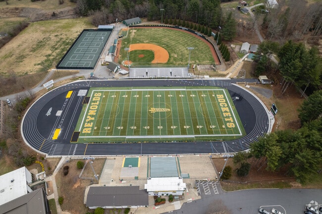 Football is popular at A.C. Reynolds High School.
