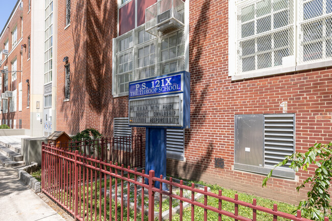P.S. 121 Throop in The Bronx has a medium student body.