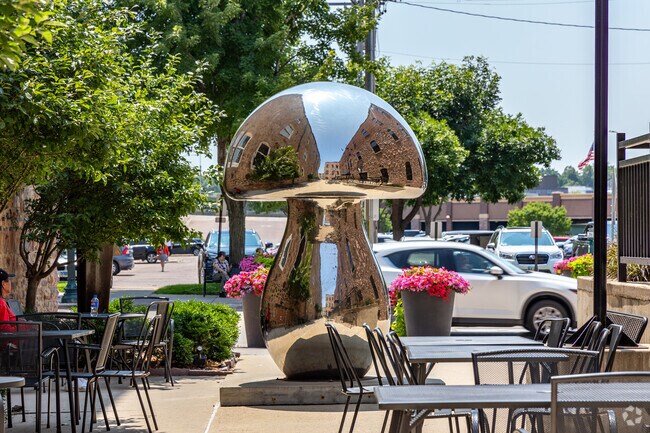 Discover local art in downtown Sioux Falls just north of Hayes Historic District.