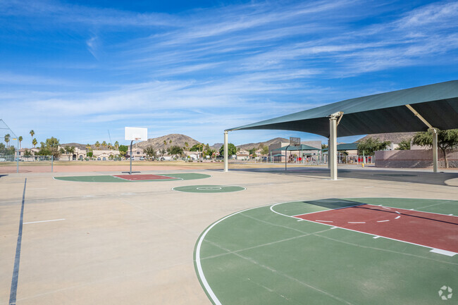 Shoot some hoops at Legend Springs Elementary School in Glendale.
