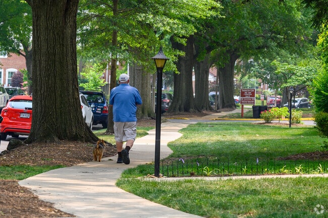 Take a stroll down the sidewalk in Fairlington.